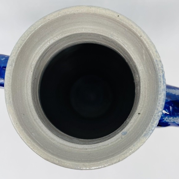 Rare Gres de La Roche Jos Kalb Salt Glazed Pottery Coffee Teapot w Lid Pitcher - Picture 7 of 10